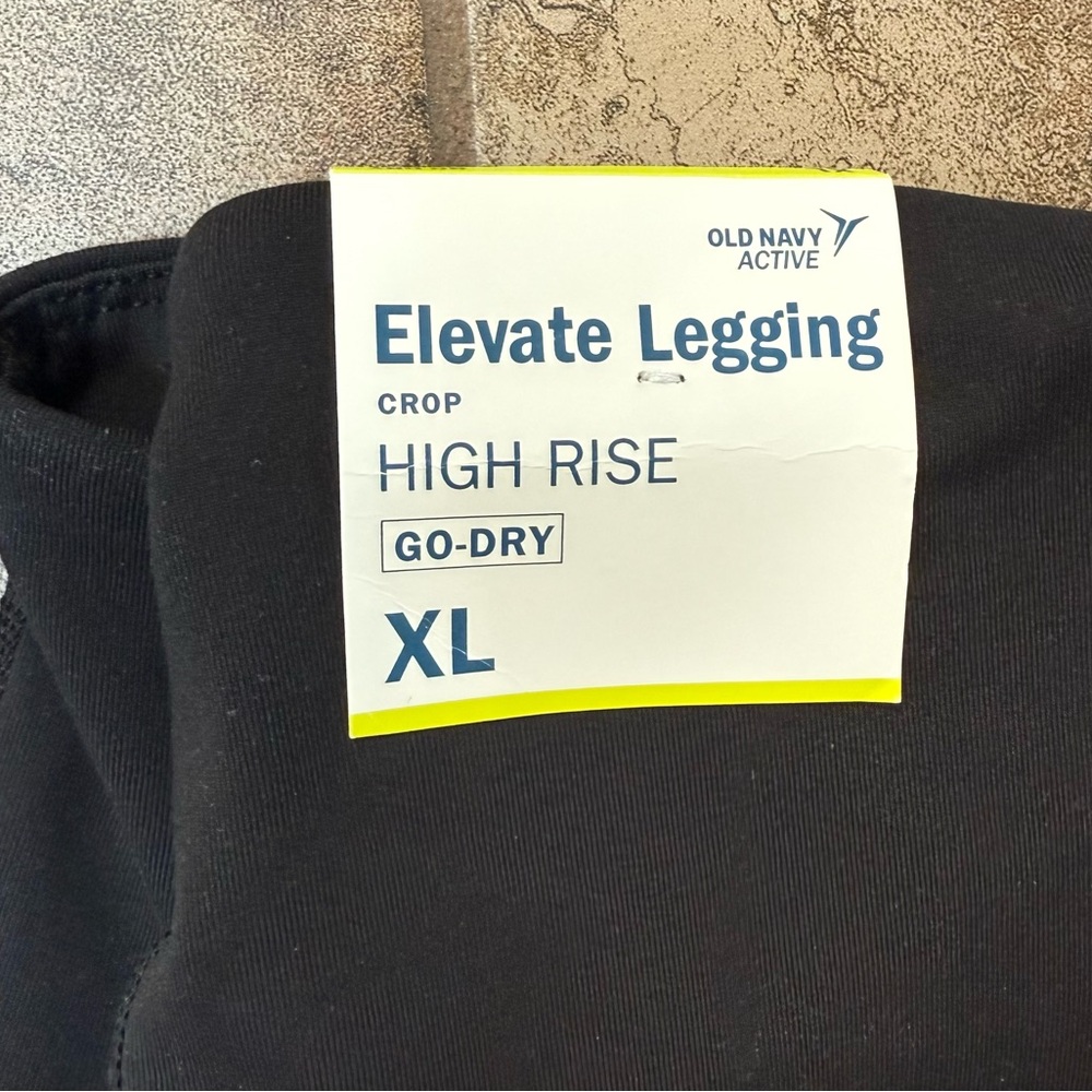 Old Navy Perforated Black Leggings - Picture 5 of 5